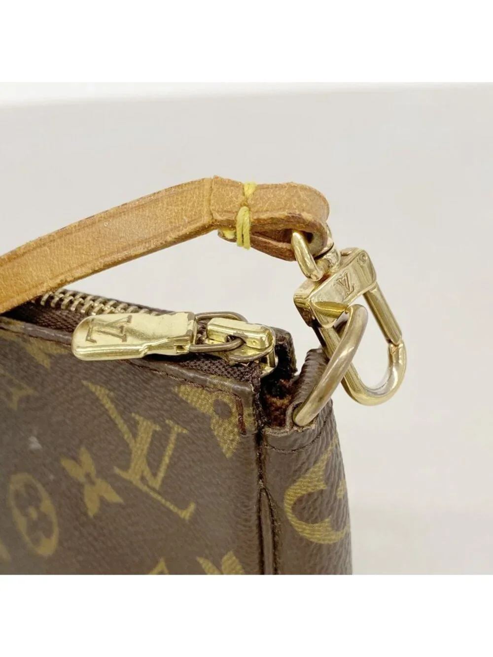 Louis Vuitton Pouch Monogram Pochette Accessoires Brown